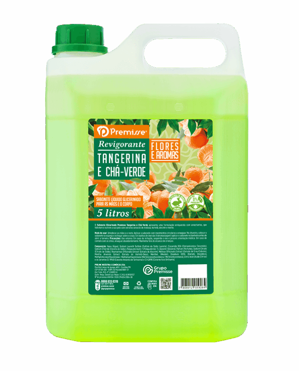 Sabonete Tangerina Cha Verde 5LT Premi