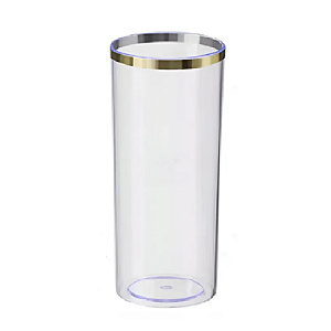 Copo Long Drink C/borda Dour Trans 340ml