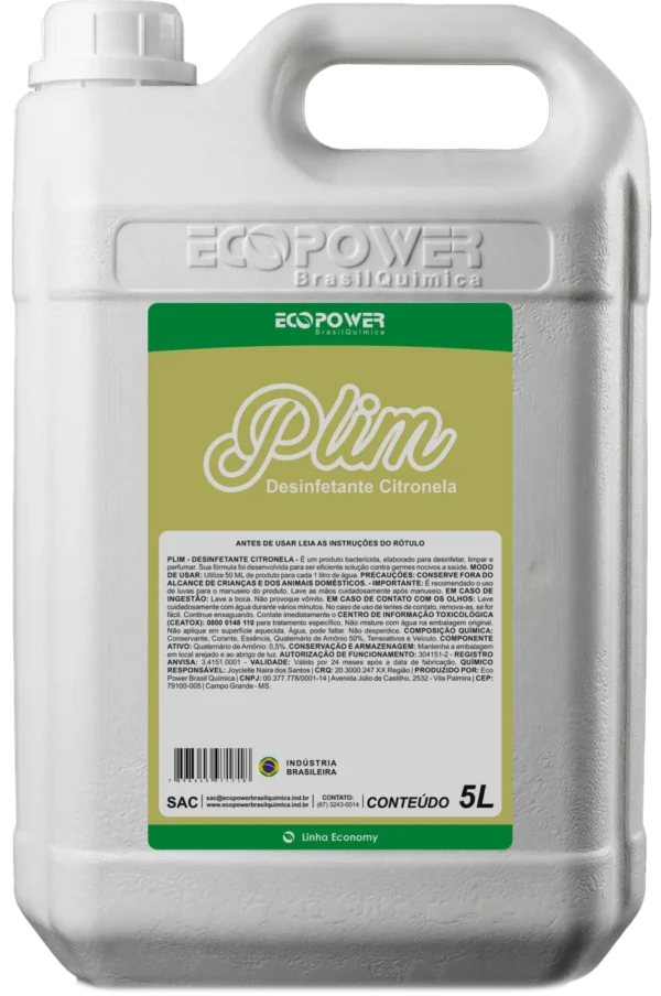 Desinfetante Citronela 5 Lts Pronto Uso