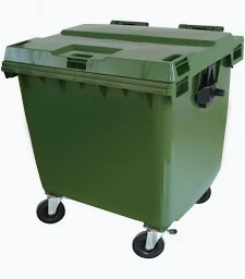 Conteiner C1000vd 1000L Roda S/pedal Vd