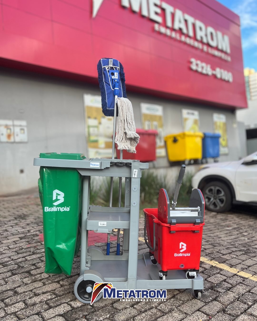 Equipamentos de limpeza disponíveis na Metatrom
