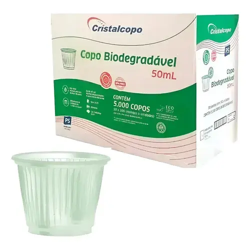 Copo Biod Green 180ml 2500UN