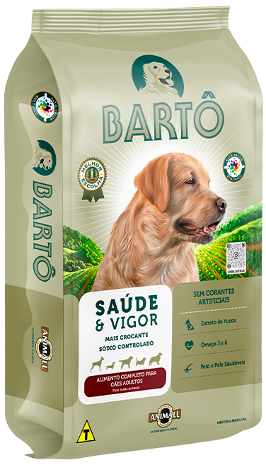Bartô Ração Adulto 1KG Frac