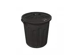 Cesto 30 Lts Preto C/tampa
