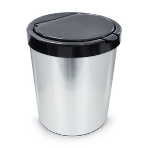 Lixeira Plastica Inox 10LTS Tp Click