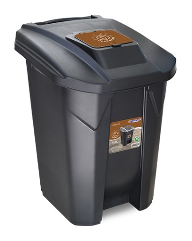 Lixeira 120LTS Tp Click Pt Organico