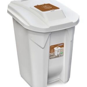 Lixeira 120LTS Tp Click Bco Organico