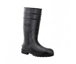 Bota Cano Longo PVC Preta N 44
