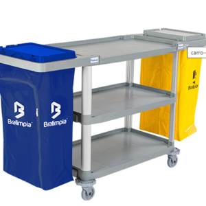Carro Extra Ii 2 Bolsas Verm C/fech Late