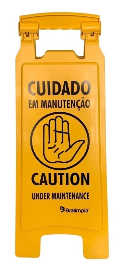 Placa Sinalizadora Nao Entre (port/ing)