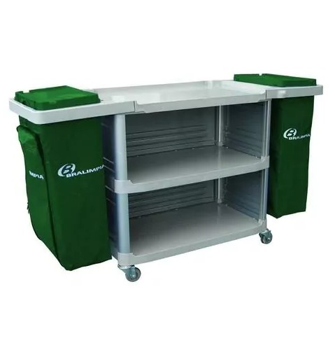 Carro Extra Ii 2 Bolsas Verde C/fech Lat