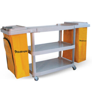 Carro Extra Ii 2 Bolsas Amarela S/fech
