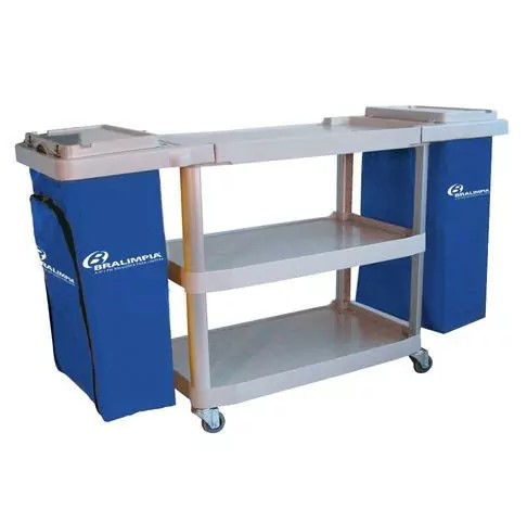 Carro Extra Ii 2 Bolsas Azul S/fech