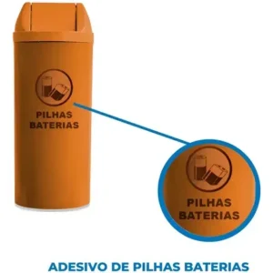 Tampa Vai/vem Laranja P/lix 23LTS