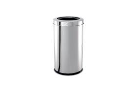 Lixeira Inox 5,4LT C/aro 18,5*20CM