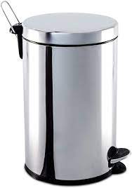 Lixeira Inox 5LT C/pedal E Balde 20*30CM