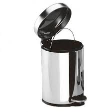 Lixeira Ret Inox 5LT C/tp Pedal/balde
