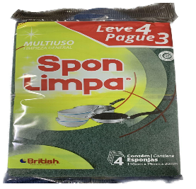 Esponja Dupla Face 7,5*11 Pct C/4 Unid