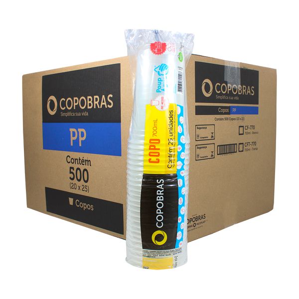 Copo 770ml Tr PP 25UN