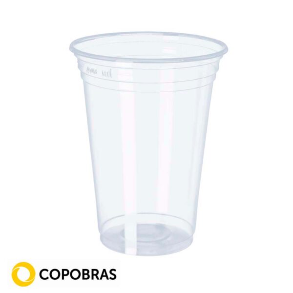 Copo 300ml Transp Liso PP 50UN