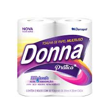Papel Toalha FD Donna Cozinha 2 Rl 20*22
