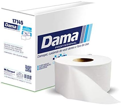 Papel Hig Fs Dama Rolo Prof 10CM 8X300M