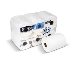 Papel Toalha Bobina Dama 25GR 6RLX200M