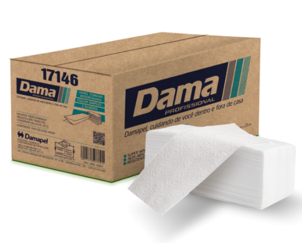 Papel Toalha FD Int 22,5*21 200FLS 30GR