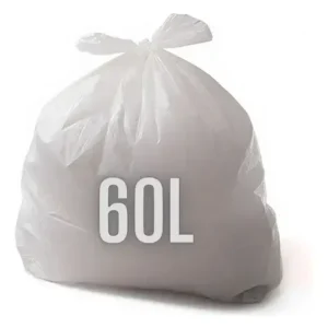 Saco Lixo 60LT Transp 65*80*0,07 100UN