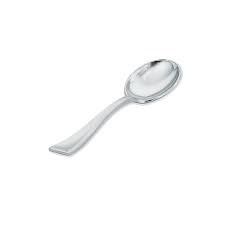 Mini Colher 10CM Base 4,5CM Prata 24UN