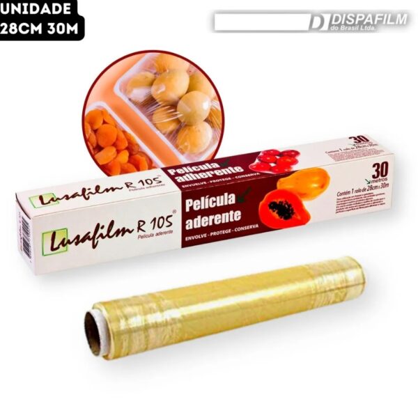 Pelicula Flexivel 28CM*8MIC*100M Lusafil