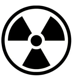 Adesivo Radioativo Preto