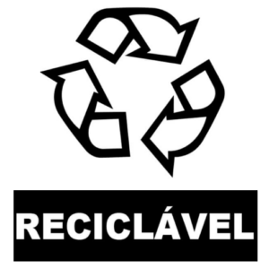 Adesivo Lixo Seco Branco