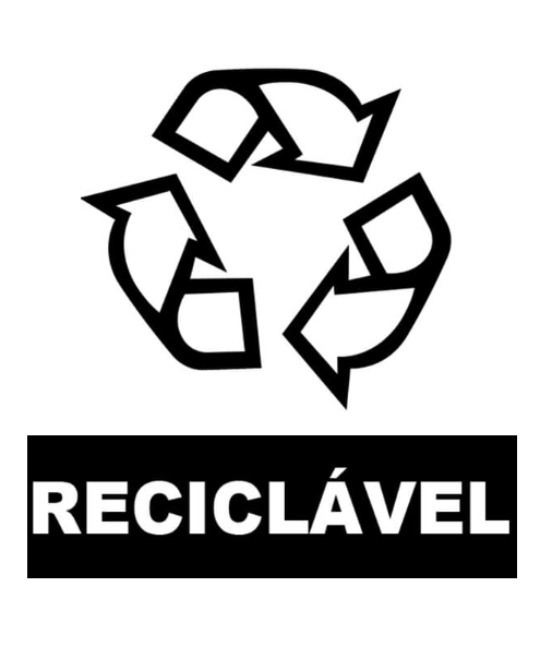 Adesivo Lixo Seco Branco