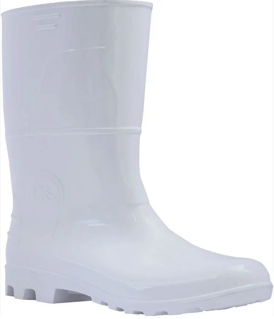 Bota PVC Cano Curto N 37 Branca