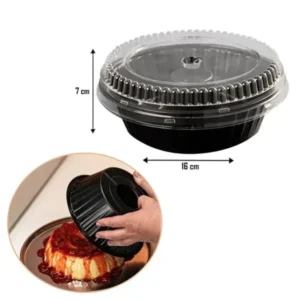 Forma Bolo Forn Pt C/tp 830ml 100UN
