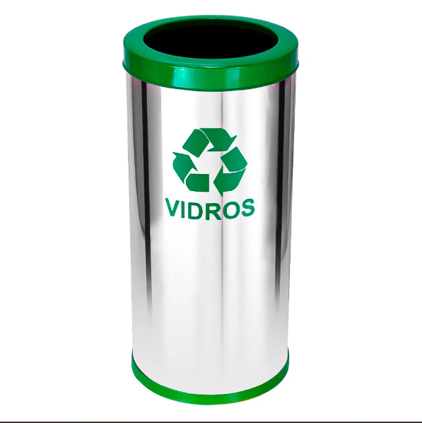 Lix Inox 24*50 Aro Verde Plast 22 Lts