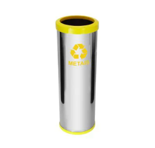 Lix Inox 24*70 C/tp Meia Esf 30LT Am