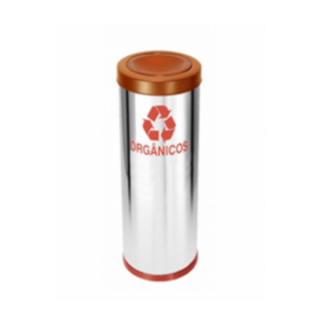 Lix Inox 24*70 C/tp Meia Esf 30LT Mr