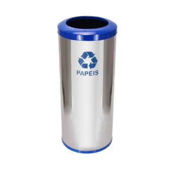 Lix Inox 30*70 Aro Azul 50 Lts