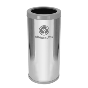 Lix Inox 30*70 Aro Cinza 50 Lts