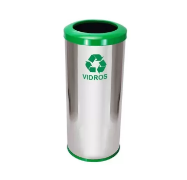 Lix Inox 30*70 Aro Verde 50 Lts