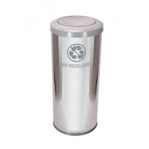 Lix Inox 30*70 C/tp Meia Esf 50LTS Cz