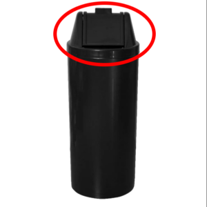Tampa Vai/vem Preto Lix 50LT