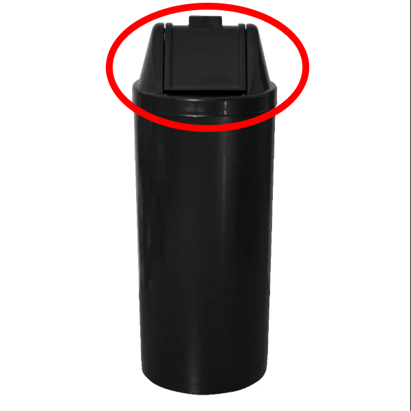 Tampa Vai/vem Preto Lix 50LT