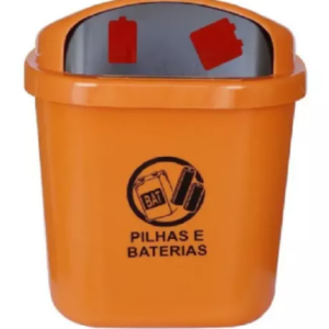 Lix Desc Pilhas Sapo 40LT S/post