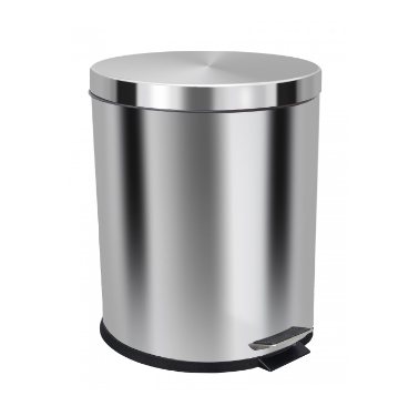 Lixeira Cesto Aco Inox C/pedal 30LT