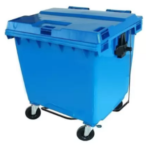 Conteiner C1000paz 1000L Roda C/pedal Az