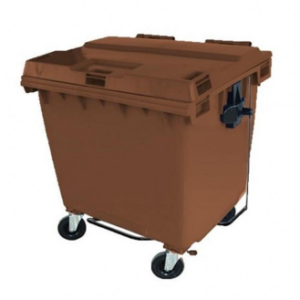 Conteiner C1000pmr 1000L Roda C/pedal Mr