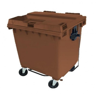 Conteiner C1000pmr 1000L Roda C/pedal Mr